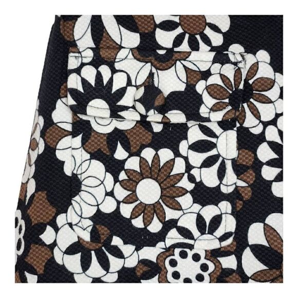 Bob Mackie textured floral skirt size 12 - Picture 2 of 5